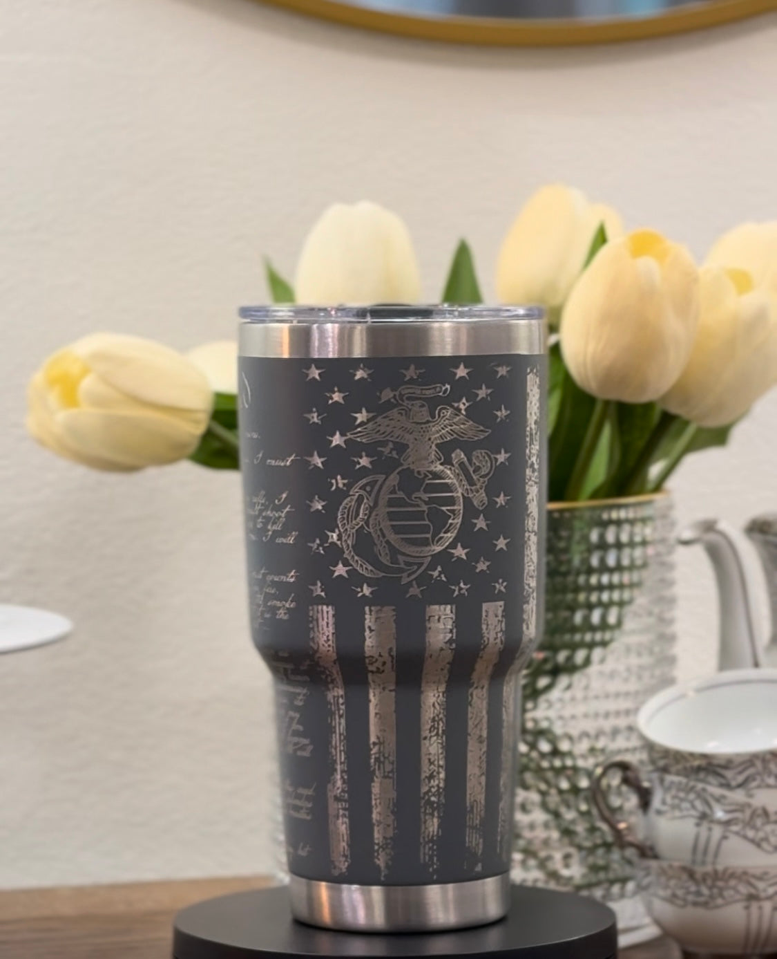 30oz USMC Riflemen's Creed Tumbler
